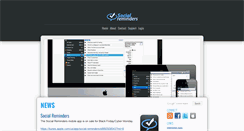 Desktop Screenshot of blog.socialreminders.com